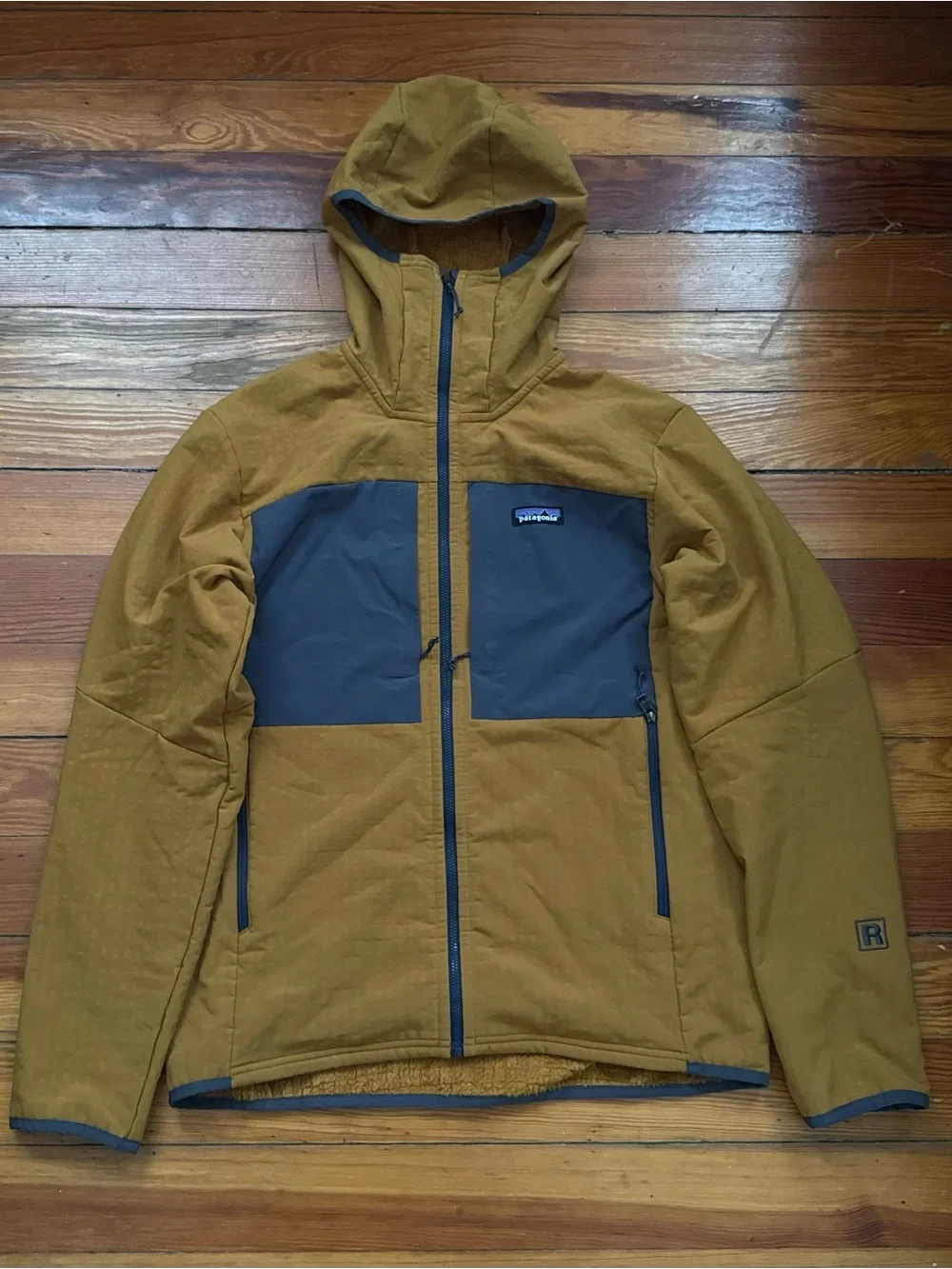 Patagonia R2 TechFace Hoody Jacket Men’s Medium Raptor Brown - Picture 1 of 7